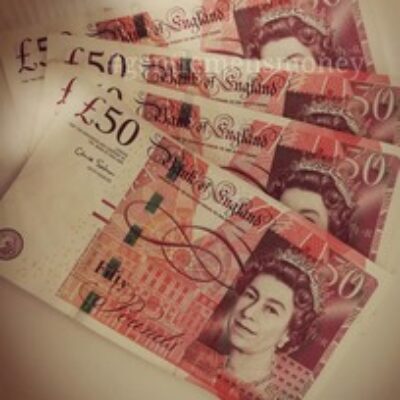 Counterfeit British Pounds